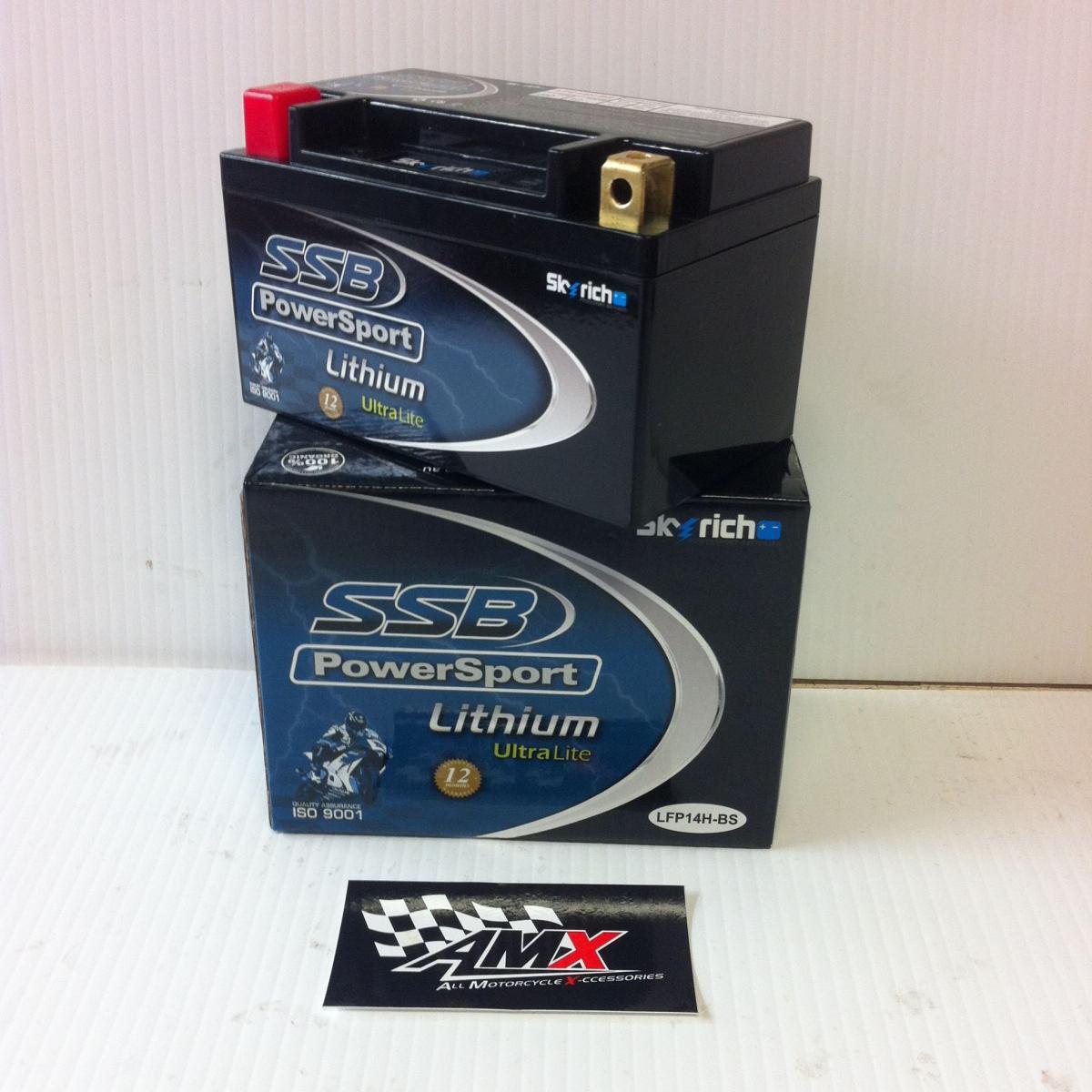 SSB Lithium battery Honda CBR1000RR Fireblade 20042007 189.00 AMX