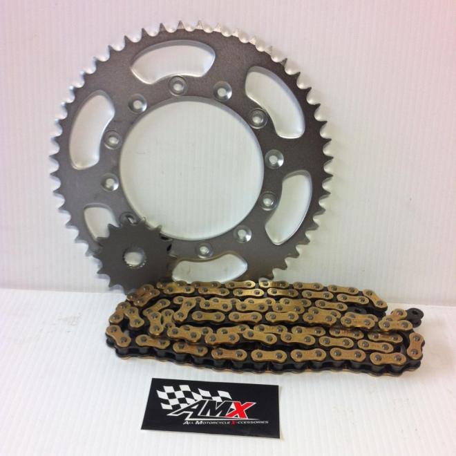 Honda CBR1000RR modèle 2010 A or X-ring Chaîne /& JT Sprockets Set Kit