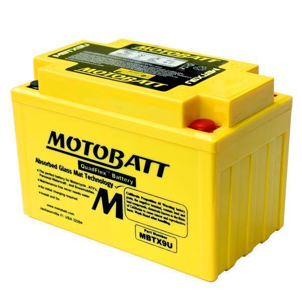 Motobatt Agm Battery Kawasaki Ninja 250r 2008 2014 Mbtx9u 8995